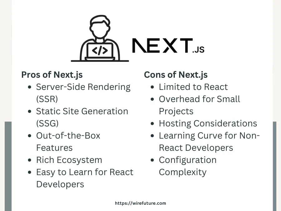 pros and cons of next js